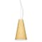 Besa Lighting Cierro Cable Pendant, Vanilla Matte, Satin Nickel Finish, 1x100W Incandescent 1KX-4124VM-SN - alternate 1